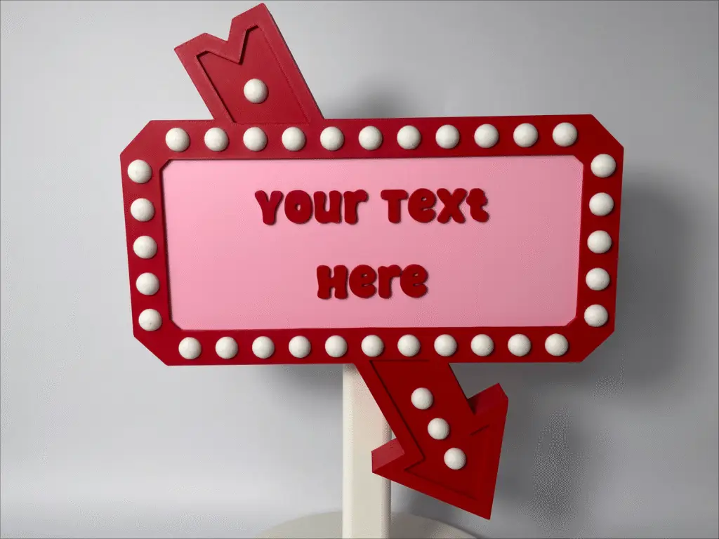 Marquee Sign Variant C Mounted